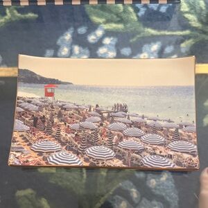 Gray Malin Porcelain Tray - Brand New in Box Beach Scene Decorative Tray